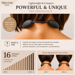 VedaLoop neck relaxer — 5 EMS modes and 3 heat levels