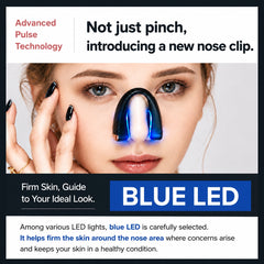 PetalSculpt beauty device — blue LED care