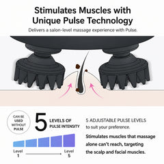 CocoWave scalp spa — deep cleanse with five intensity levels