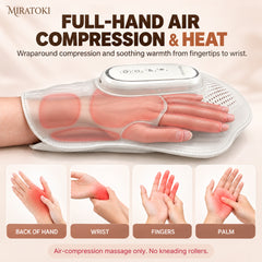 LUMIPRESS Red Light Compression Hand Massager