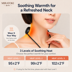 VedaLoop EMS neck massager — lightweight two-ounce build